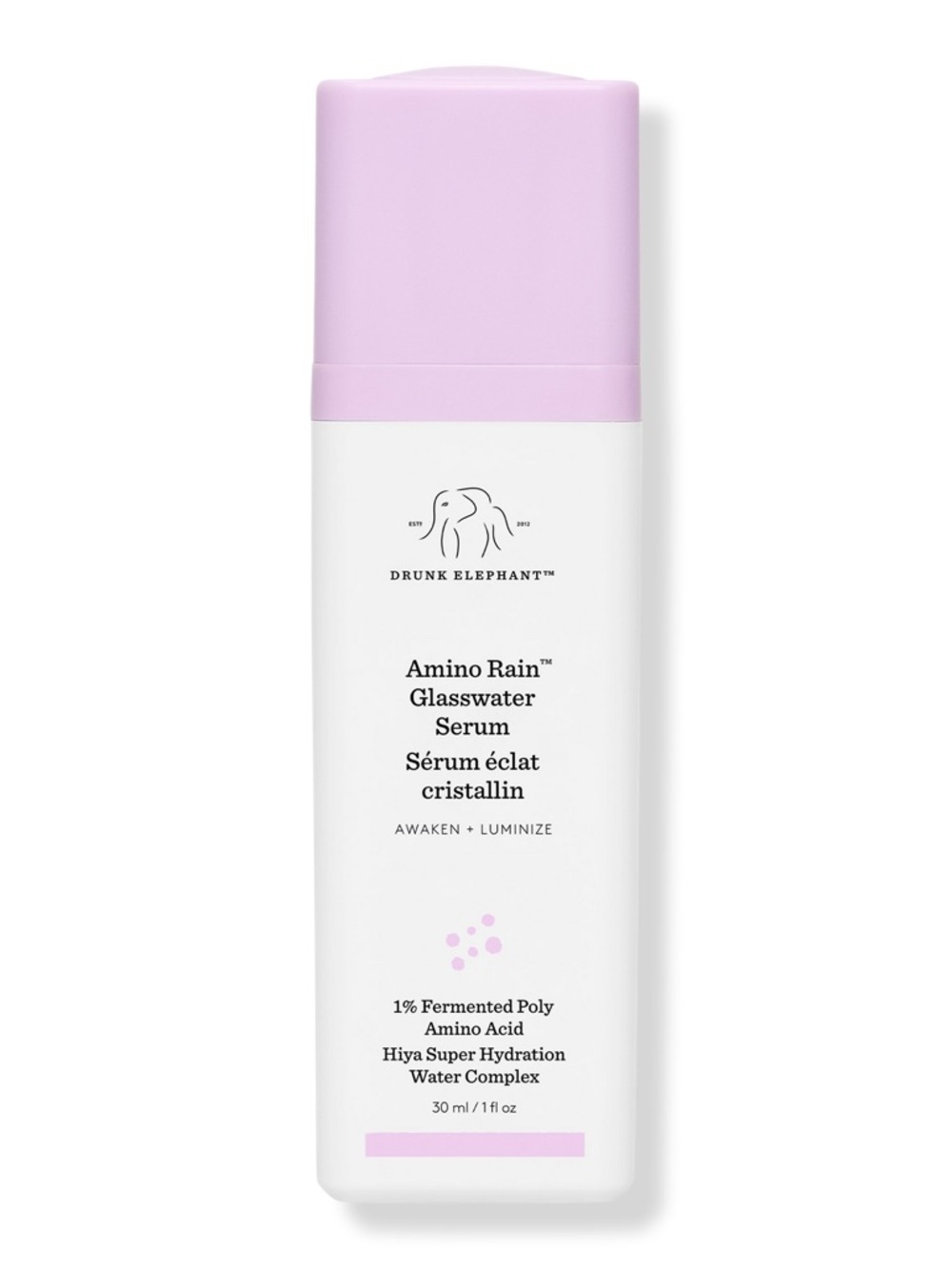 Drunk Elephant Amino Rain™ Glasswater Serum (30ml / 1 fl oz) NEW IN BOX